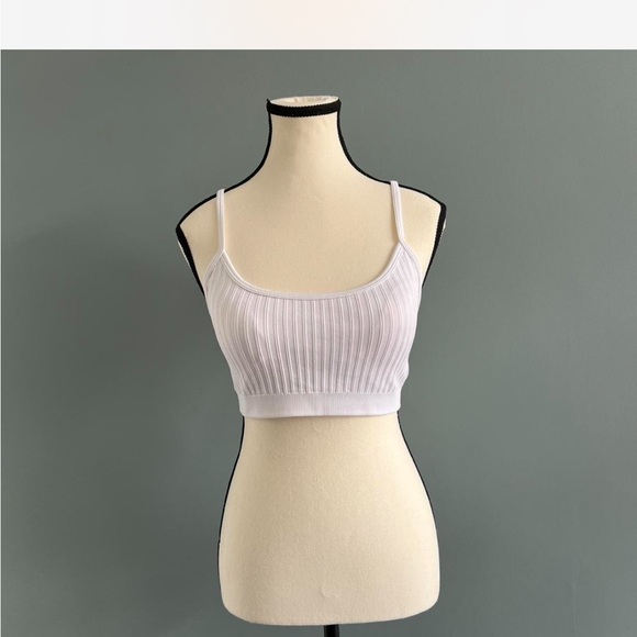 Aerie white Ribbed bralette - Picture 2 of 6
